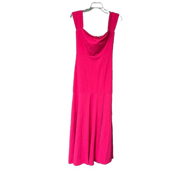 NWT ZESICA OFF SHOULDER HIGH SLIT BODYCON MAXI DRESS PINK EVENING GOWN SMALL - Picture 2 of 8